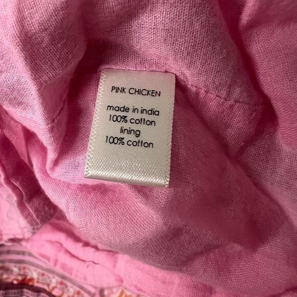 Pink Chicken Floral Pink and Red Casual Dress - Picture 4 of 5